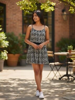 NWT New XOXO black & white dress